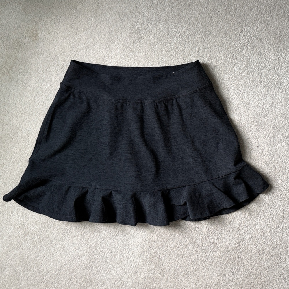 Beyond Yoga Charcoal Skater Skirt